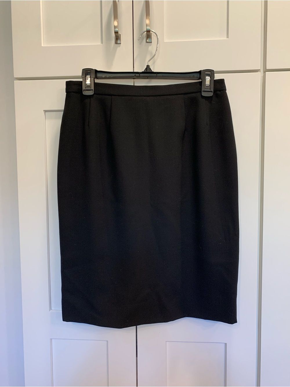 GRETA GARBO SIGNATURE Black Pencil Skirt Women’s 10 Knee Length Italian